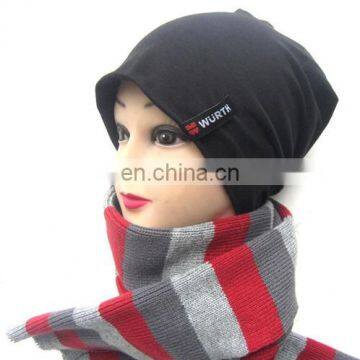 knitted bandelet for women stripped scarf multipurpose neck warmer acrylic shawl