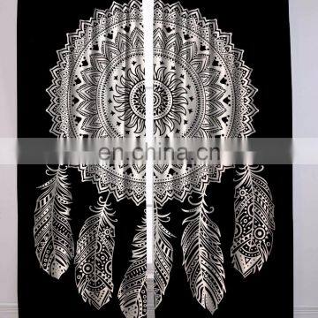 Indian 2017 Dream Catcher Mandala Curtains cotton Boho drapes Window Decor decor Curtain