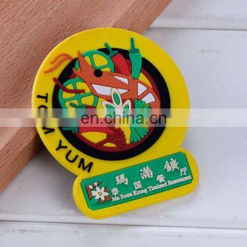 3d rubber magnetic refrigerator magnet sticker/soft pvc trouist souvenir fridge magnets