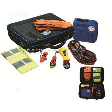 7 Pieces Emergency Car Tools Kit With Air Compressor