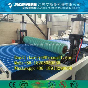 Synthetic resin roof sheet production line