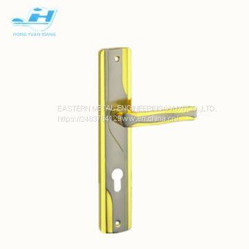 SN/GP Steel Lever Handle Mortise Lock Door Handle With Cylinder Hole Used in Wooden Door or Bathroom photo-3