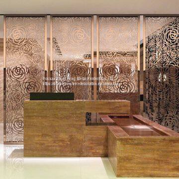 Hotel Metal Decoration Wall Design Stainless Steel Decoration photo-3