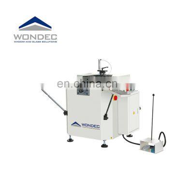 Window corner crimping/combining machine single head crimping aluminum making