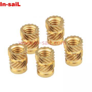 Brass nut for plastic,Barss fastener