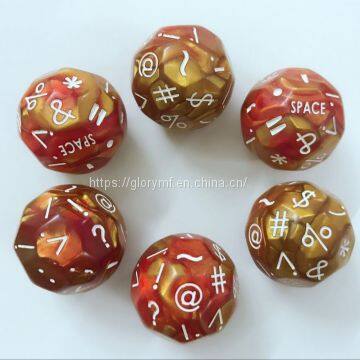 Wholease Muti-color Mixed Plastic Acrylic Dice/muti-side Dice photo-4