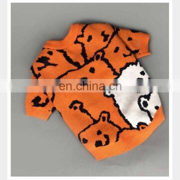 Spring Autumn Printed Dog Clothes Pullover Sweater Teddy Dog Schnauzer Pomeranian Corgi Pet Clothes photo-4