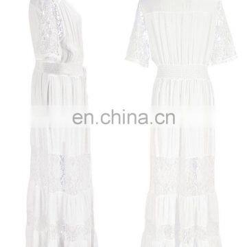 2019 летнее платье для женщин на пляж, купальник-кафтан, ленточка для купальника с кружевными вышивками, длинное пляжное платье, кафтан, купальник-кафтан, парео photo-5