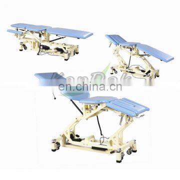 Hemiplegia rehabilitation equipment electric adjustable tilt bed