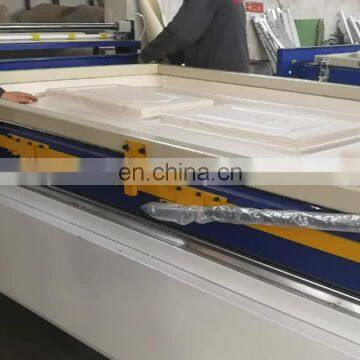 hot pvc roofing membrane 3d vacuum press /mdf door skin panel vacuum membrane press machine