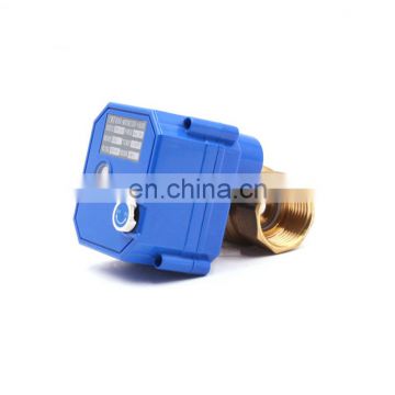 CWX-25S mini electric actuator motor water ball valve 5V 12V 24V 110V 220V motorized ball valve automatic shut-off valve