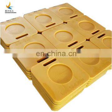 Mobile Crane Outrigger Pads Uhmw-pe Crane Pad Uhmwpe Jack Pad Crane Foot Support Fiber Mats rv Leveling Blocks pe Outrigger Pads photo-2