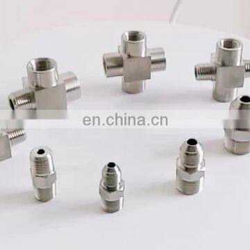 Stainless Steel Threaded Male NPT JIC Fitting 3/8"MJICXMNPT jic adapters