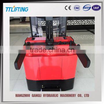 1ton High Quality Stand on Presto Pallet Stacker photo-6