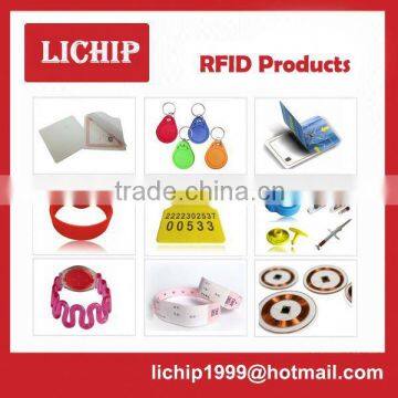 adjustable silicone logo print rfid wristband em4100