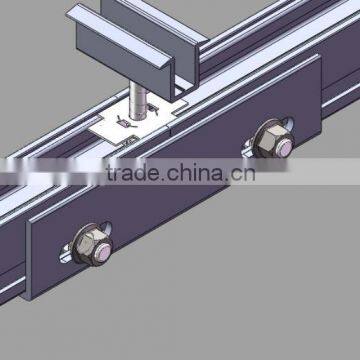 aluminum Solar Panel Mounting System MID Clamps for solar mounting