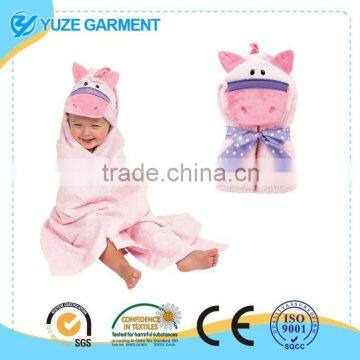 Cute Horse Animal Hooded Kids Towel