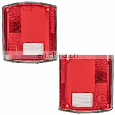 1222-0009L Rear Tail Lamp Light Lens With Bezel Trim For Chevrolet C10 C20 C30 Suburban K10 K20 K30 R2500 R3500