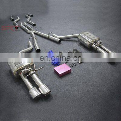 electric exhaust valve for bmw 6 series exhaust system catback with quad double tip