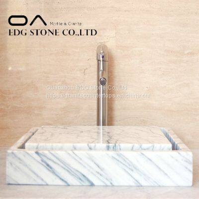 Bathroom vanity cabinet with marble stone toilet sink with wholesale price