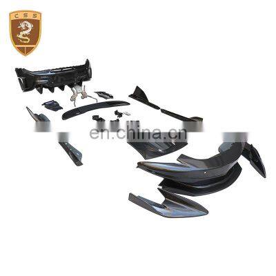 Auto Accessories Carbon Fiber Front Bumper Side Skirts Hood For McLaren 540C 570S Modify 600LT Style Body Kit