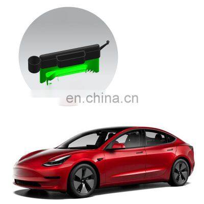 Accessories Parts Interior Mobile Phone Bracket With Car Multi-function Wireless Storage Glasses Mount For Tesla Model 3 Y 2021