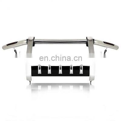 High Level Auto Accessories Bull Bar Nudge Bar Front Bumper with Light for Toyota Hilux Fortuner