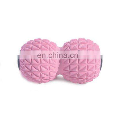 Wholesale High Quality PVC Peanut Shape Soft Thorn Fascia Ball Fitness Yoga Massage Peanut Massage ball