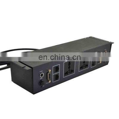 Under Desk Av Cable Manager Mount Media Socket Box for Desk photo-5