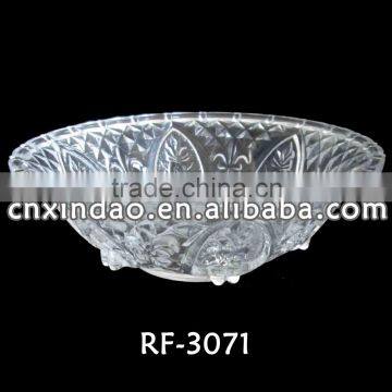 Round Shape Clear Personalized Alibaba Wholesale Antique Glass Fruit Bowls