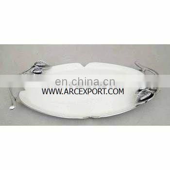 white enamel tray