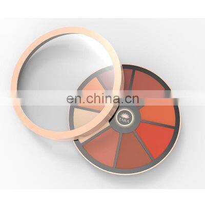 Round Shape Top Quality Makeup Blush Pan Paper Packaging Circle Empty Concealer Eyeshadow Palette