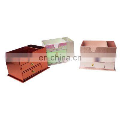 Popular design private label multilayer drawer gift box for jewelry and cosmetics