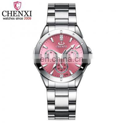 Chenxi 019A Design Your Own Women Quartz Wrist Watch Chrono Waterproof Stainless Steel Luxury Ladies Watches Wholesale