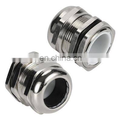 IP68 Nickel Plated Copper Cable Gland 4 to 8mm