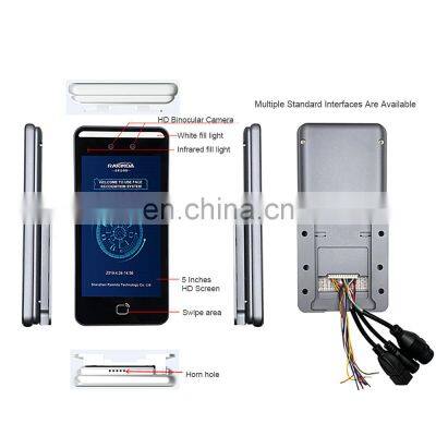 Biometric Time Attendance RGB Infrared Face Recognition Camera Door Access Control System Face Recognition Terminal photo-2