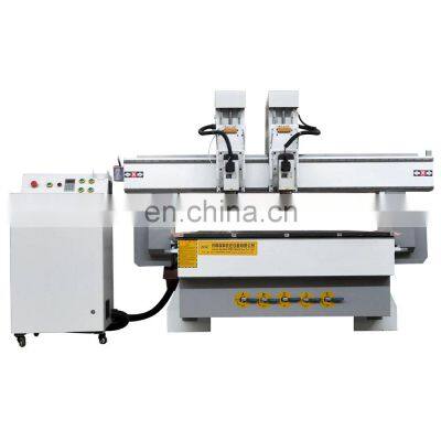 Two Independent Heads Wood Engraving CNC Router Dual Spindle Cnc photo-5