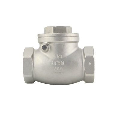 Manufacturer wholesale 304 316L internal thread stainless steel check valve