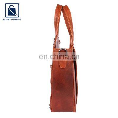 Best Quality Cotton Sheeting Lining Wholesale Fashion Style Unique Design Women Genuine Leather Satchel Bag Exporter