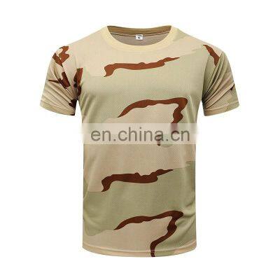 Newest Summer Custom Quick Dry Cool Fit Contrast Design Men Muscle Workout t Shirts for Gym Short photo-3