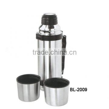 500ml double wall s/s vacuum travel pot with 2 lids BL-2009