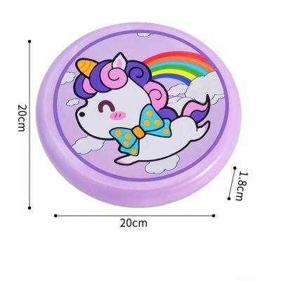 Children's Safety Soft Frisbee Toy Large Outdoor Hand Throwing Boy and Girl Parent-child Interactive Flying Saucer Boomerang Toy photo-3