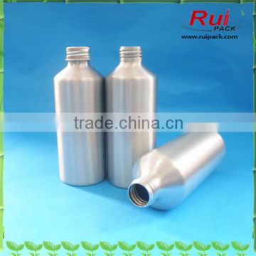 oblique shoulder aluminum bottle,200ml.Cosmetic aluminum bottle with aluminum cap