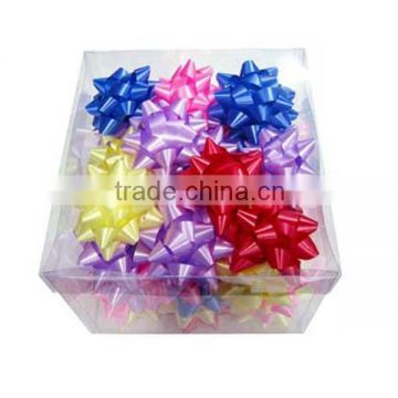 Ribbon Bow for Gift Pack,Pre-tied Ribbon Bows,6 inch Satin Ribbon Star Bow/colorful fancy ribbon bow