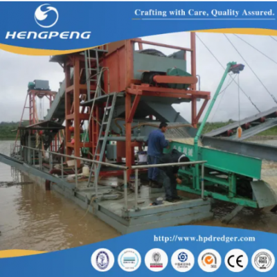 Custom Built China Chain Bucket Gold Mining Dredger for Specific Mining Needs photo-4