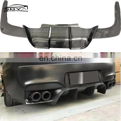 F06 F12 F13 M6 V Style High Quality Carbon Fiber Rear Bumper Lip Rear Diffuser For BMW 6 Series F06 F12 F13 M6