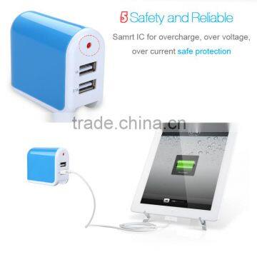 Samples Are Available Customized Logo Printed 5V 2.1A Usa Wall Usb Charger photo-6