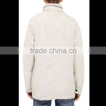 Wholesale Windbreaker White Jackets With Practical Pockets photo-2