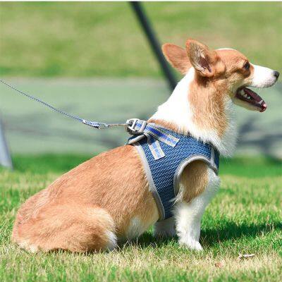 Premium Dog Chest Strap Leash Adjustable Reflective Pet Harness With Padded Handle & No-Pull Design photo-2