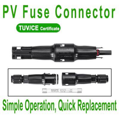 Wholesales NSPV Solar PV Plug 1500V DC Cable Wire 50A Fuse Connector